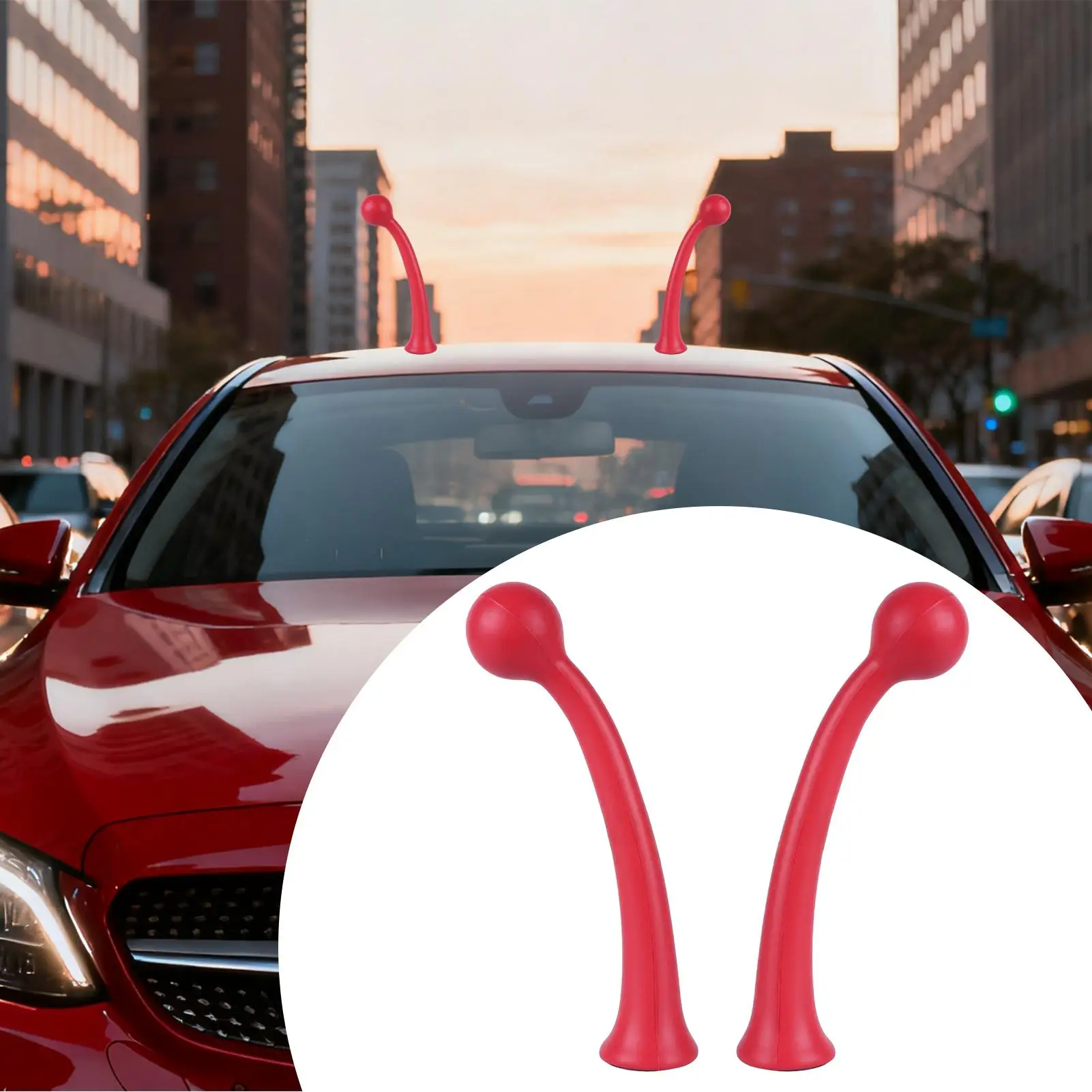 Cascos de motocicleta, tentáculos pequeños del diablo, adorno de techo de coche de caracol pequeño 3D, cuerno del diablo para casco de Motocross, techo de coche