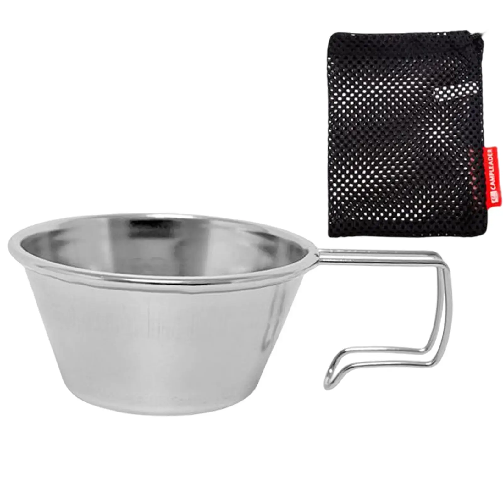 Small Cup 50ml with Folding Handle Liquor Cup for Camping Mountaineering Outdoor