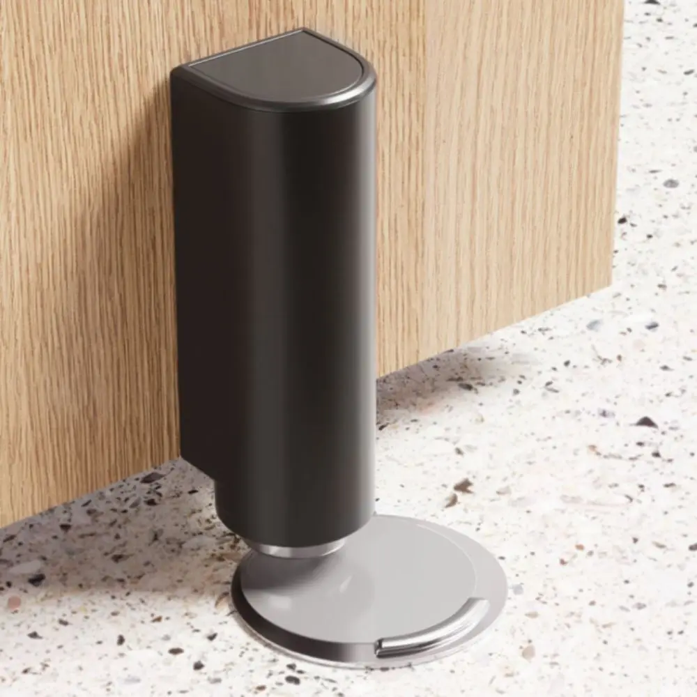 

Stainless Steel Magnetic Door Stops Heavy Duty Shock Absorbers Magnetic Door Stopper Non-Perforated Touch Door Door Stop Suction