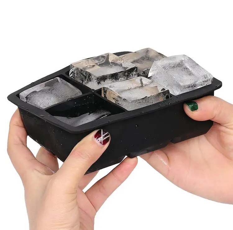 

1 pc Food Grade Reusable Ice Maker IceCream Tools Ice Ball Mold Round Square IceTray Mold Silicone Ice Cube Mold Kitchen Tools