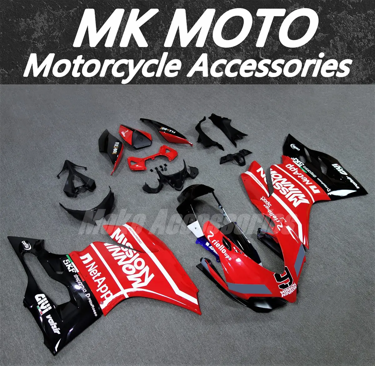 

Fairings Kit Fit For Panigale 899 1199 2012 2013 2014 Bodywork Set High Quality Red White Black