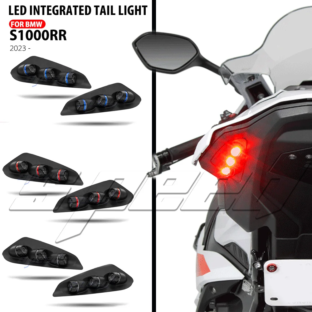 S1000RR Motorcycle In-Tail LED Integrated Tail Light For BMW S1000RR 2023 2024 2025 2026 S 1000 RR LED Turn Signal Light