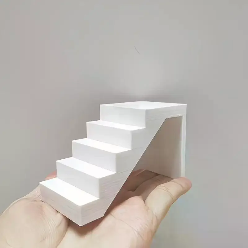 Dollhouse Miniature Staircase Empty Warehouse Ground Floor Staircase Model DIY Scene Accessories Living Room Decor