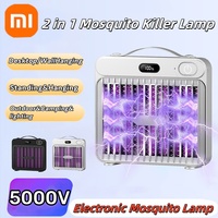 Xiaomi Electric Fly Lamp Rechargeable Indoor Light Fly Traps Flying Control Lamp Silent Portable Camping Trap for Picnic Offices