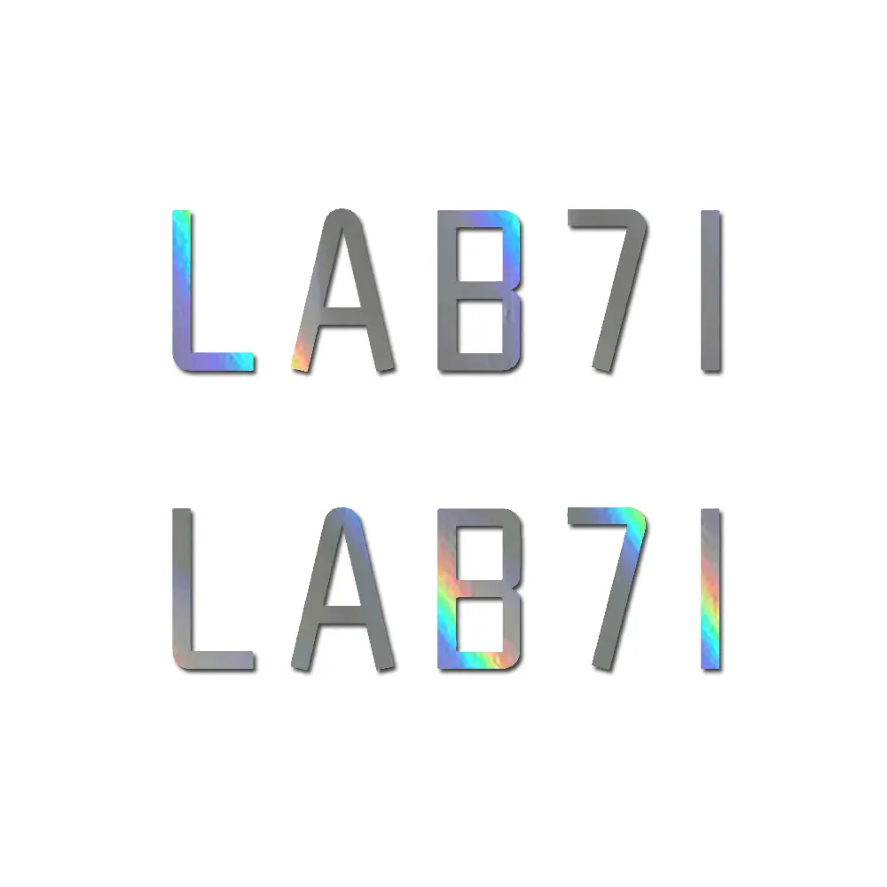 X2 para adesivo decalque de quadro de bicicleta Cannondale LAB71