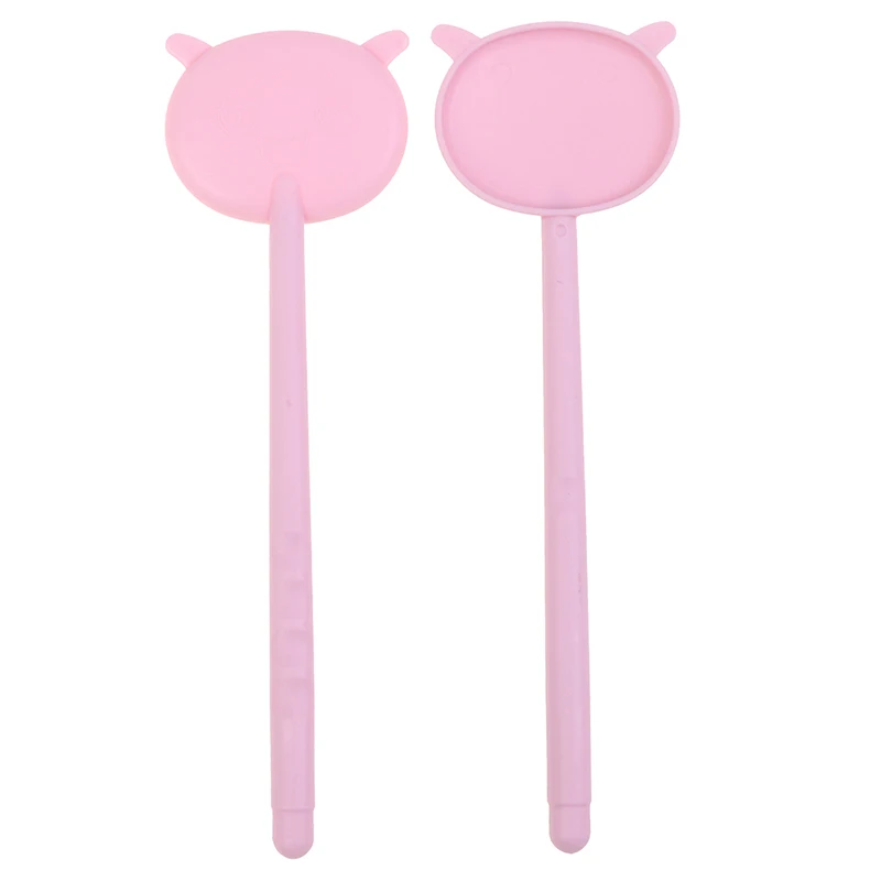 2pcs Cute Eye Occluder Professional Handheld Optometry Tools Eye Occluder Block Plate For Vision Test Eyesight Exam