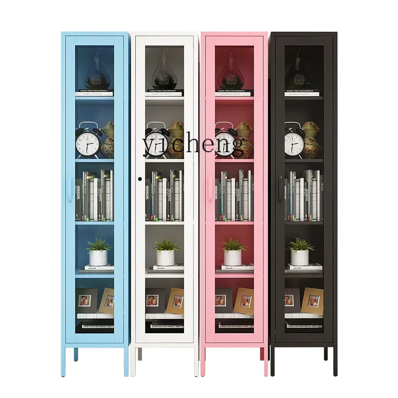 PQF Living Room Ultra-Thin Narrow Cabinet Home Wall Gap Storage Cabinet Study Corner Locker aesthetic room decor