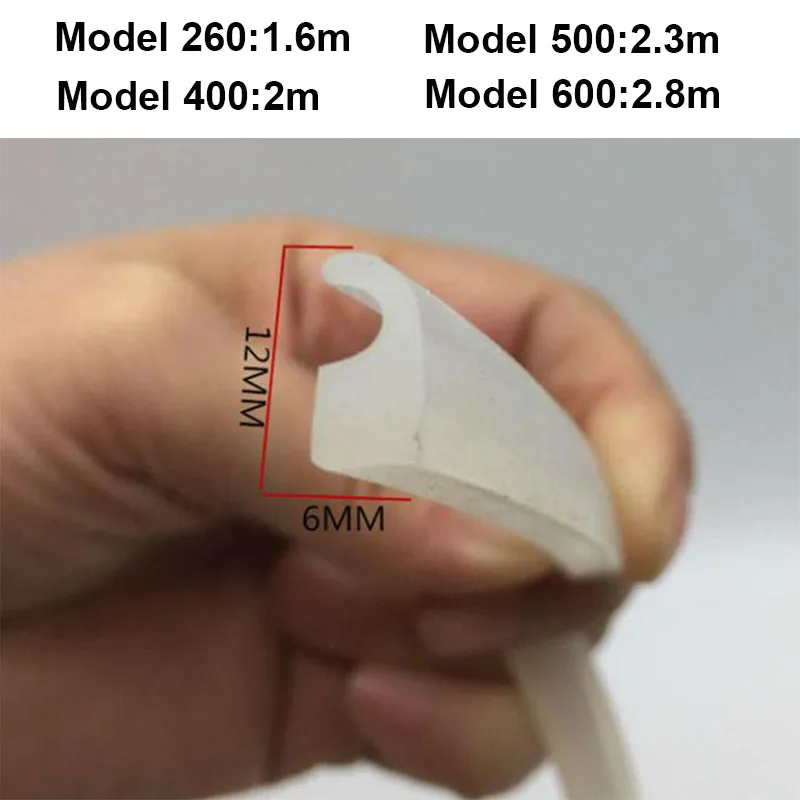 Tira de sellado de silicona para máquina de envasado al vacío de alimentos, accesorios para DZ 260, 400, 500, 600, modo