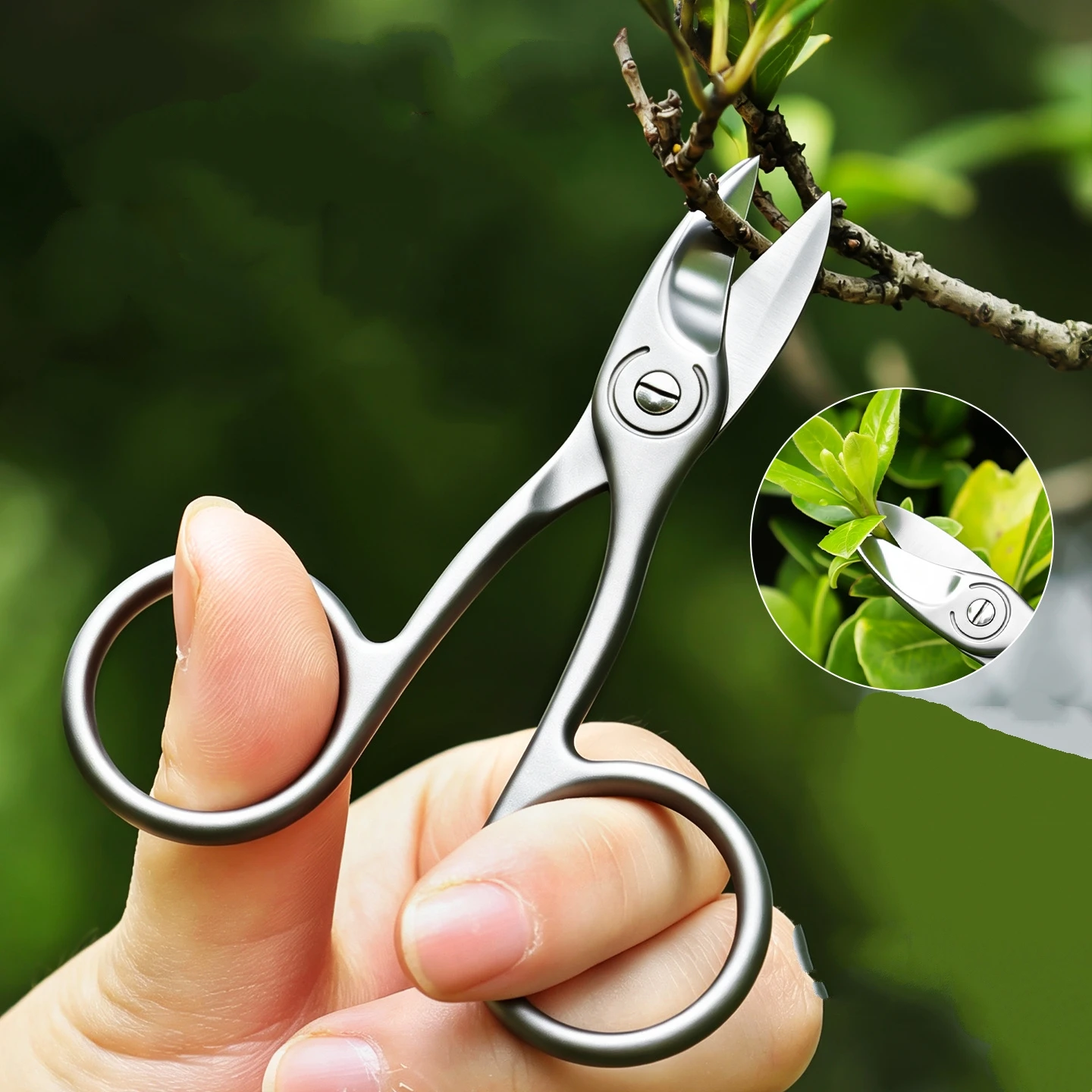 Bonsai Shear Stainless Steel Scissors Mini Pruners for Succulent Trimming Flower Arrangement Garden Pruning Hand Tools