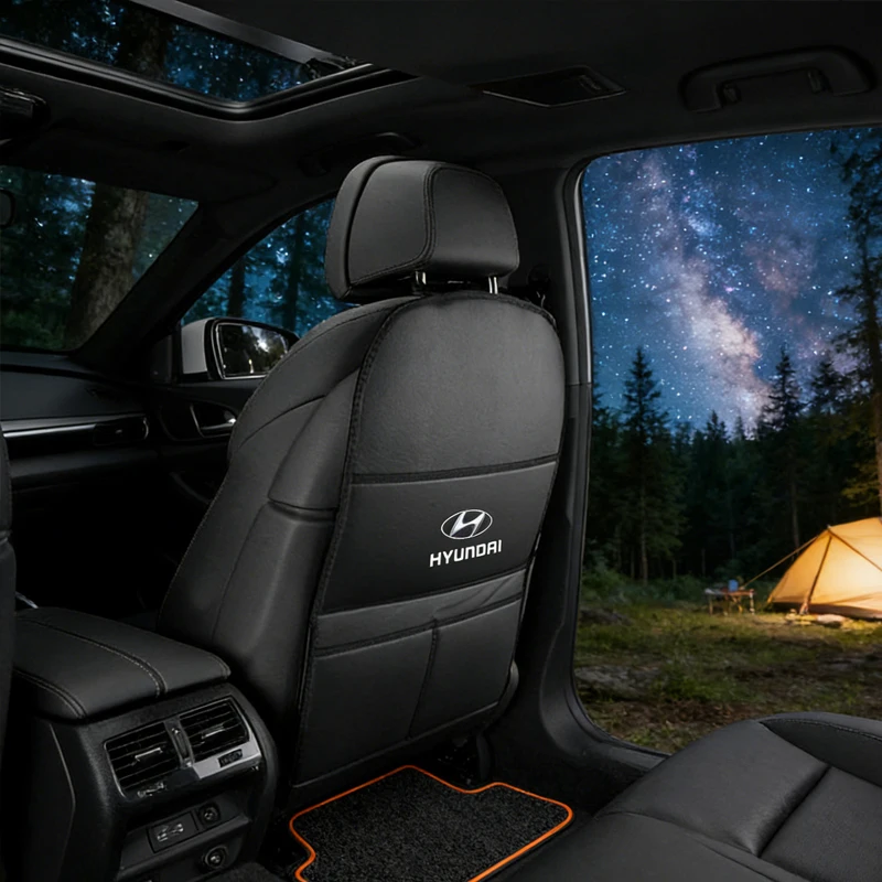 

Для Hyundai Tucson, i40, ix25, ix35, Accent, Elantra: Защитный чехол на спинку автомобильного сиденья, коврик от ударов, сумки-органайзеры, аксессуары