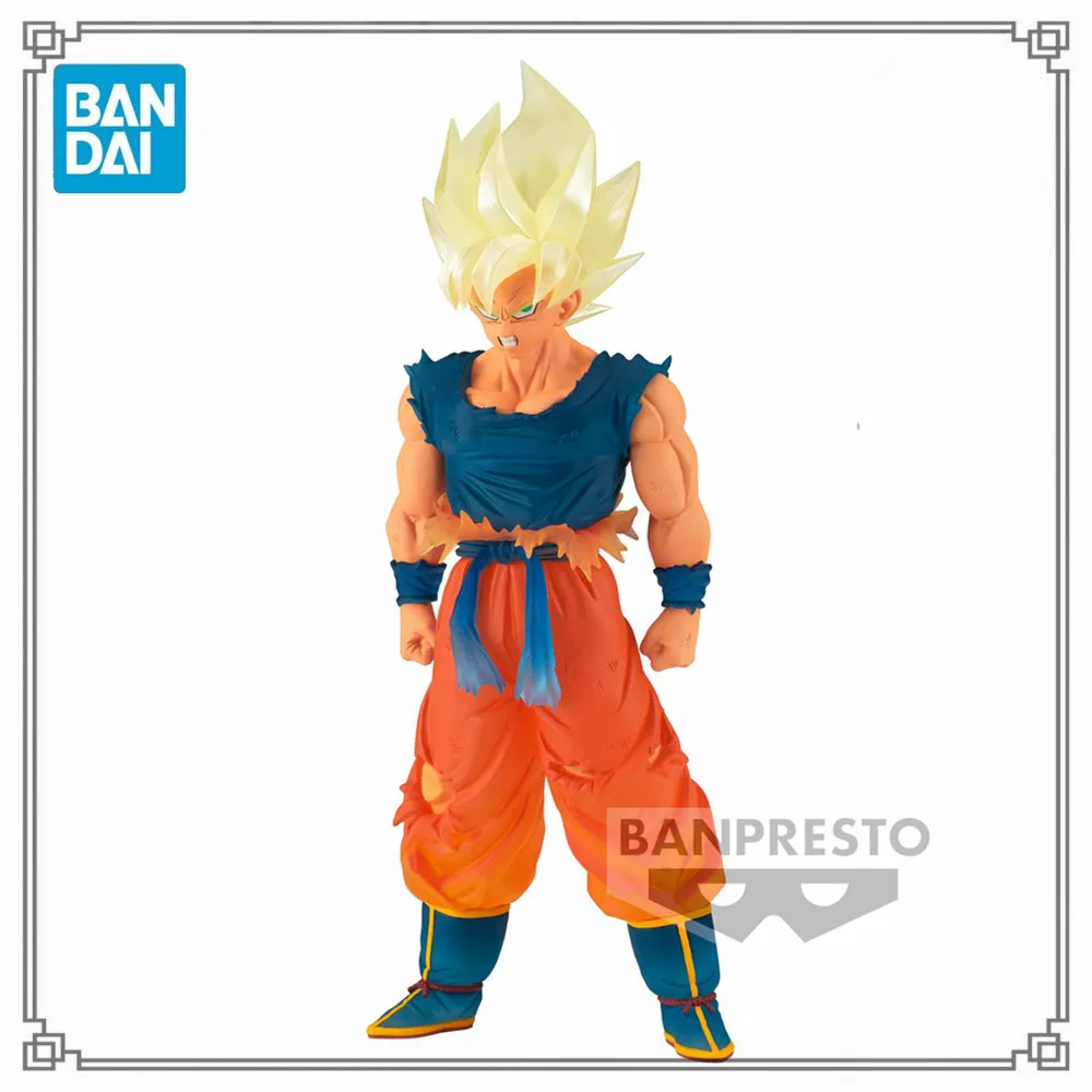 

In Stock Dragon Ball Z Son Goku CLEARISE Anime Figure Original PVC Super Saiyan Action Figure Collector Toys DBZ Model Doll