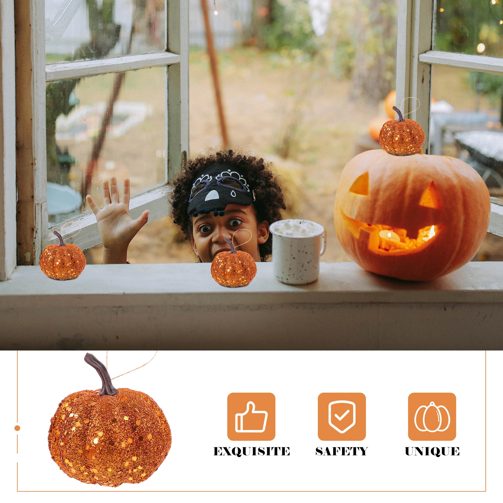 

10Pcs Halloween Pumpkin Artificial Foams Pumpkins Fall Harvest Pumpkin Decor Small Pumpkins for Festive Party Halloween Ornament