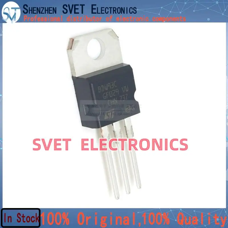 10PCS-50PCS  BDW93C   IC TO-220 12A 100V  NPN Original In Stock Fast shipping