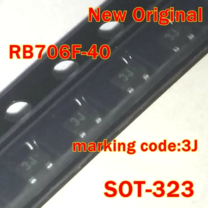 

10Pcs to 500Pcs Rb706F-40T106 Rb706F-40 Sot-323 Marking Code:3J New Original 40 Volts Schottky Barrier Diode