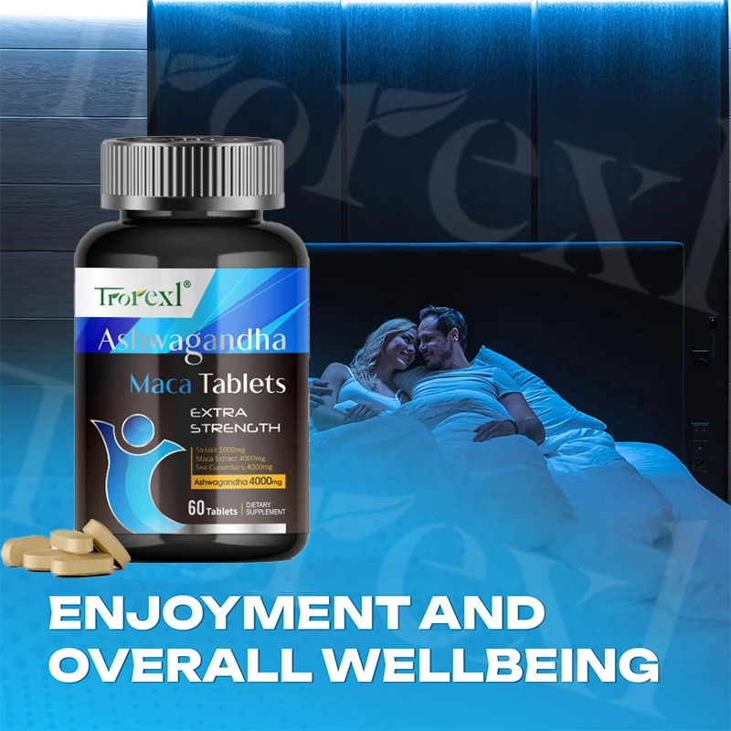 

Ashwagandha & Maca Root Male Enhancing Supplement,Max Strength,Boost High Stamina, Vitality for Men
