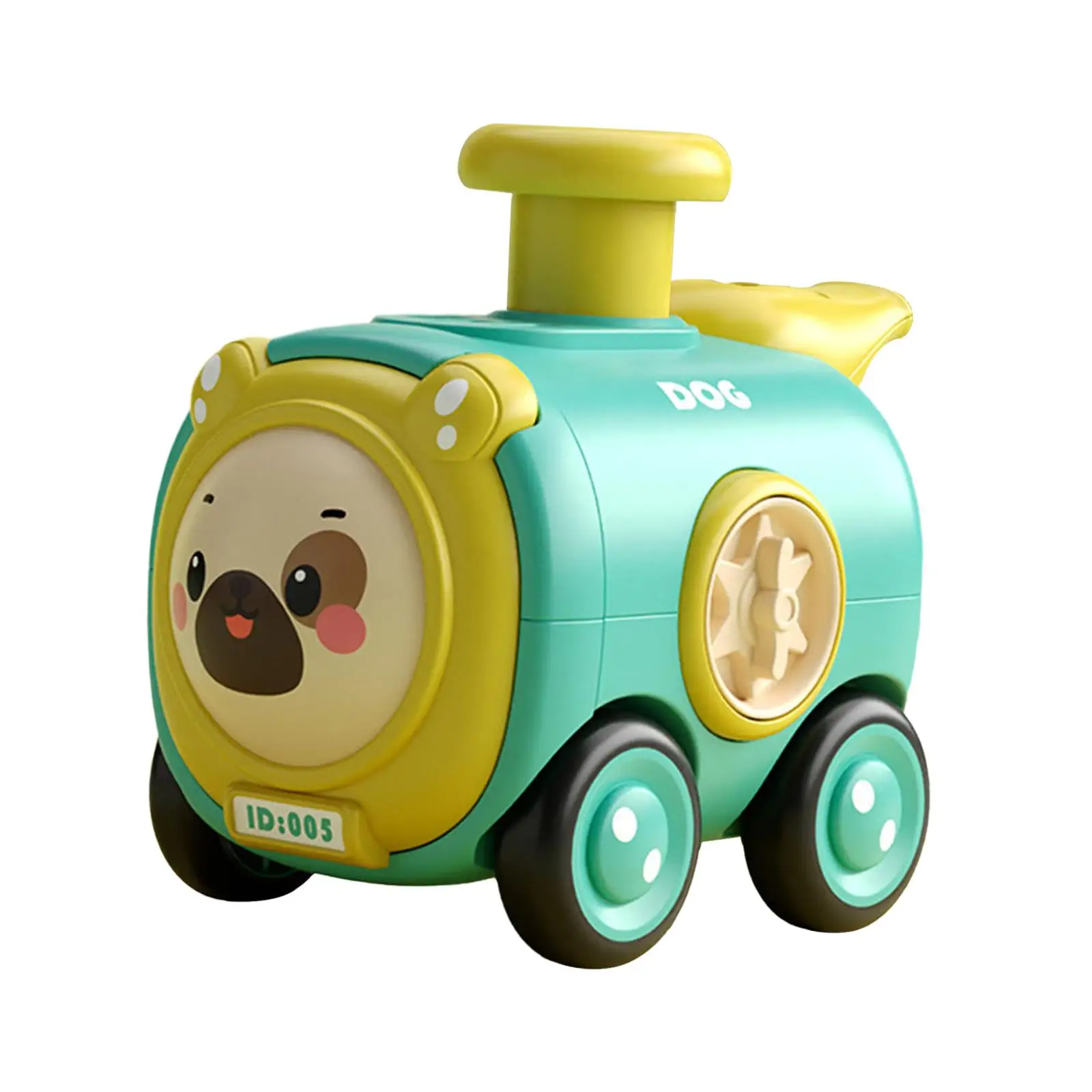 Toddler Animal Cars Baby Toy Inertia Launch Vehicle with Face Changing Expressions Educational Friction Car for Boys Girls Gift