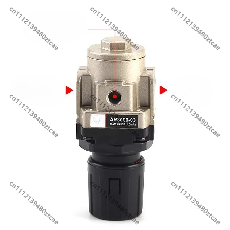 R2000-02 AR3000-03 AR4000-04 Pneumatic Air Pressure Regulator Reducing Valve For Air Compressor