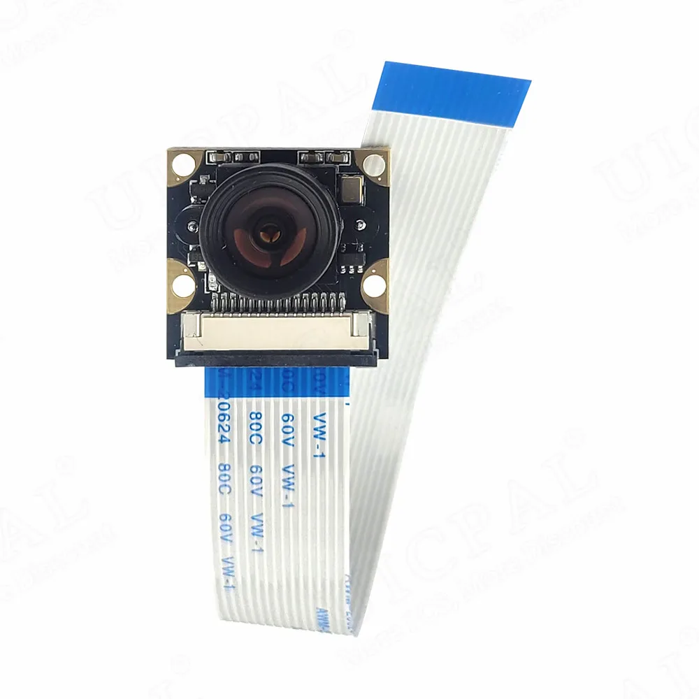 OV5647 Camera Module for Raspberry Pi 3B 4B 3B+ Adjustable Focus 100 Degrees Distortionless HD 5 Million Pixel 22PIN