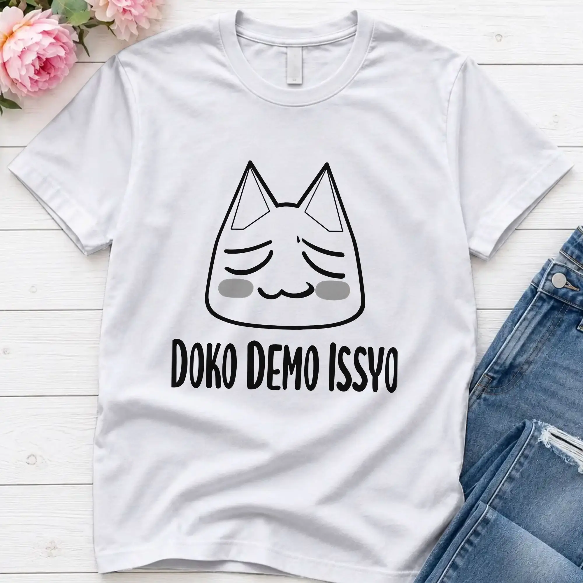 Dokodemo Issho Doko Demo Issyo toro Inoue(Toro) T-Shirt Summer Toro Cotton T Shirts For Men Harajuku Casual Tee Shirt Tees