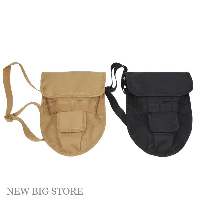 Outdoor Multifunctional Molle Shovel Bag Protective Cover Shovel Storage Bag Sundry Bag Inclined shoulder bag Waist Bag