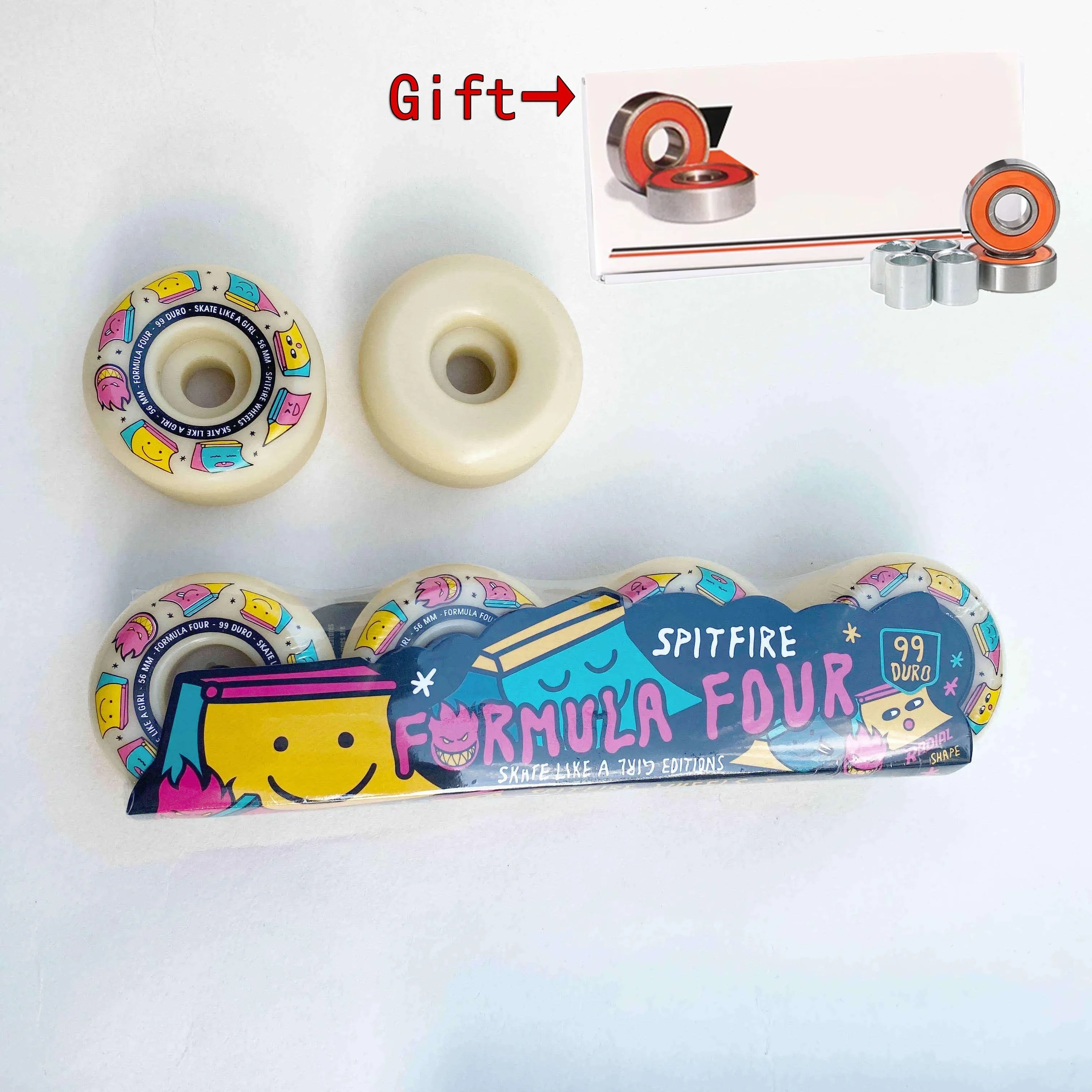 Original Spitfire Skateboard Räder 52mm 101Duro 53mm 54mm 56mm 99Duro 80hd Skateboard Rad für Skateboard Maven Lager