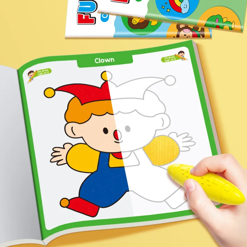 Buku Gambar Sketsa Sederhana Bertema Hewan Kreatif, Buku Mewarnai Edukatif untuk Pembelajaran Awal bagi Siswa