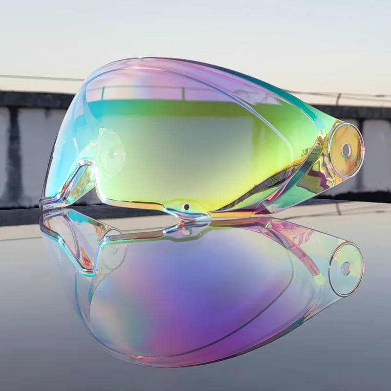 Original ORZ 728 Helmet Lens Windproof Sunscreen PC Lens Color Visors Helmet Accessories Lentes Para Casco De Moto