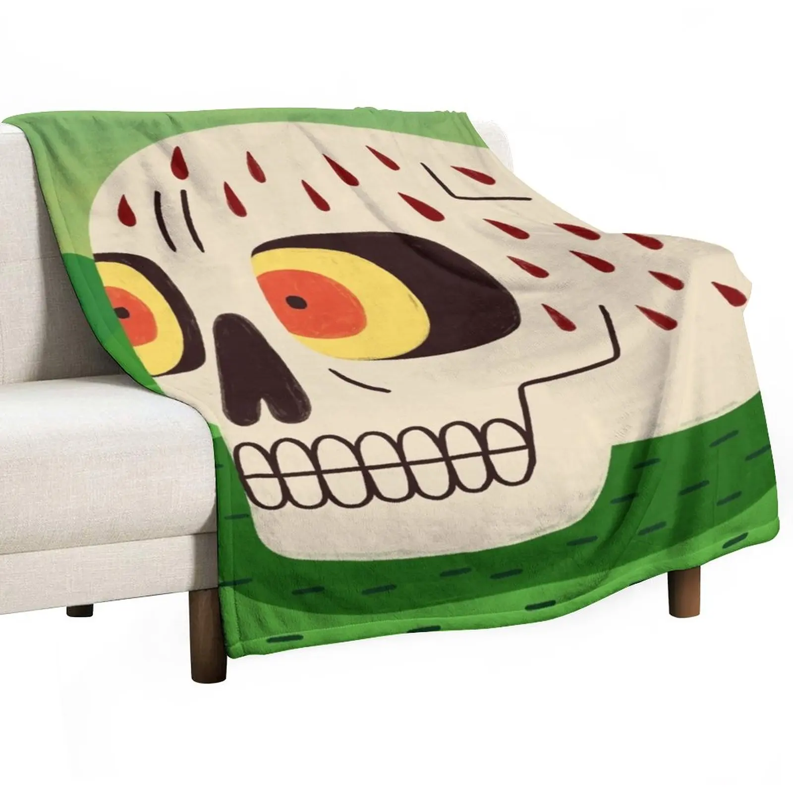 

New Skull Throw Blanket Kid'S Blankets Sofas Of Decoration Thermals For Travel For Decorative Sofa Blankets