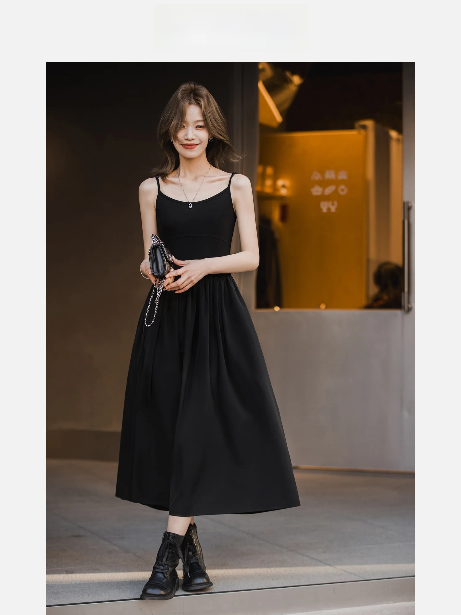 

Женское повседневное платье Ele Slimming Long Dr из весенней коллекции 2026 года: комфортная посадка, высокая талия, смесь вискозы и спандекса