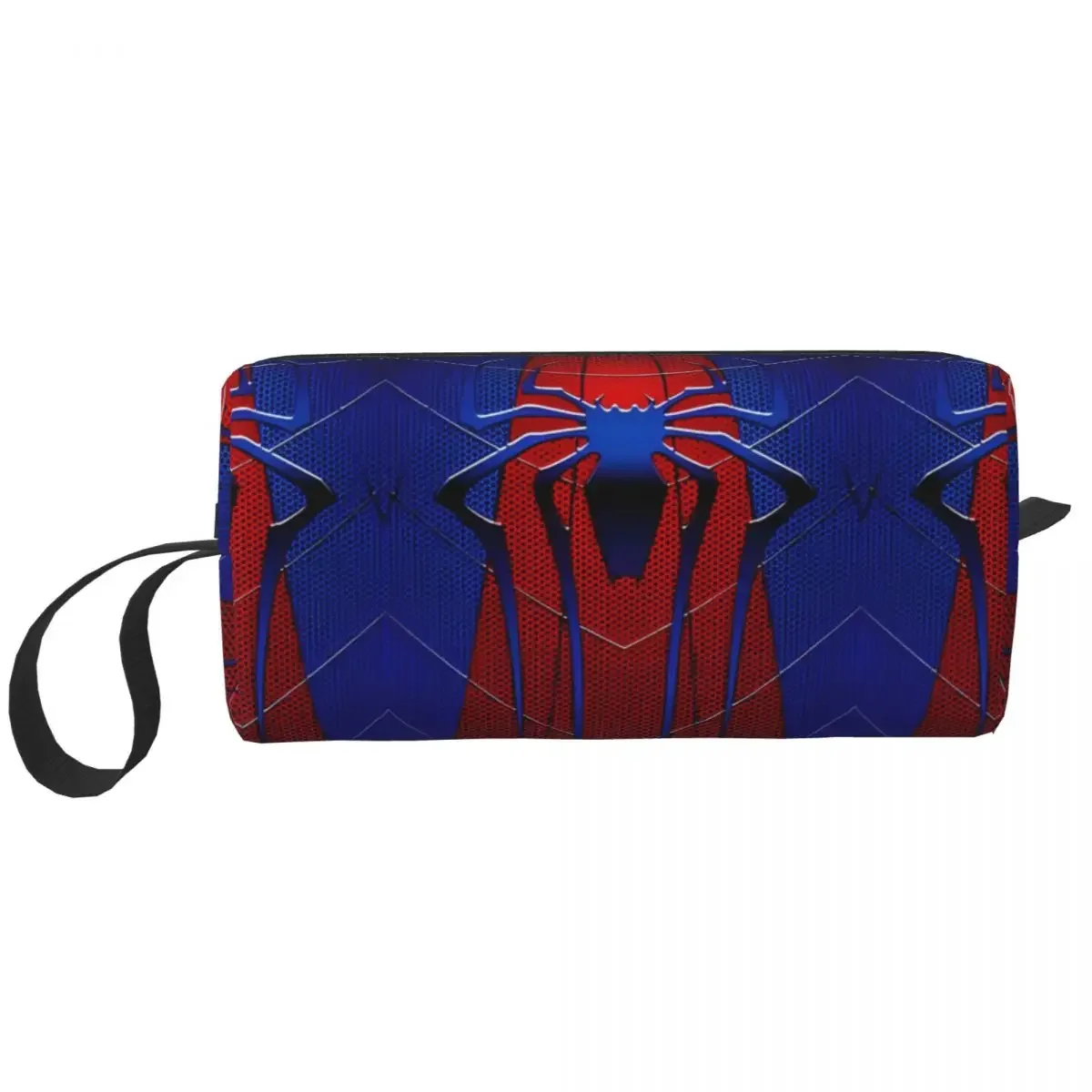 Spider Web Art Spiderman Spiderverse Makeup Bag Large Cosmetic Bag Men Women Toiletry Bags Storage Pouch Bag