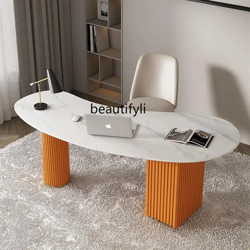 Light Luxury Desk Computer Desk  Study Desk Beauty Salon Consulting Face-to-Face Clinic Manufacturer