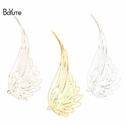 BoYuTe Custom Made (10 Pieces/Lot) 30*78MM Metal Brass Filigree Butterfly Plate DIY Jewelry Accessories Handmade Materials