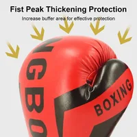 Kids Boxing Gloves Pu Punching Mitts Hand Protector For Bodybuilding Gym Training Exercise 3