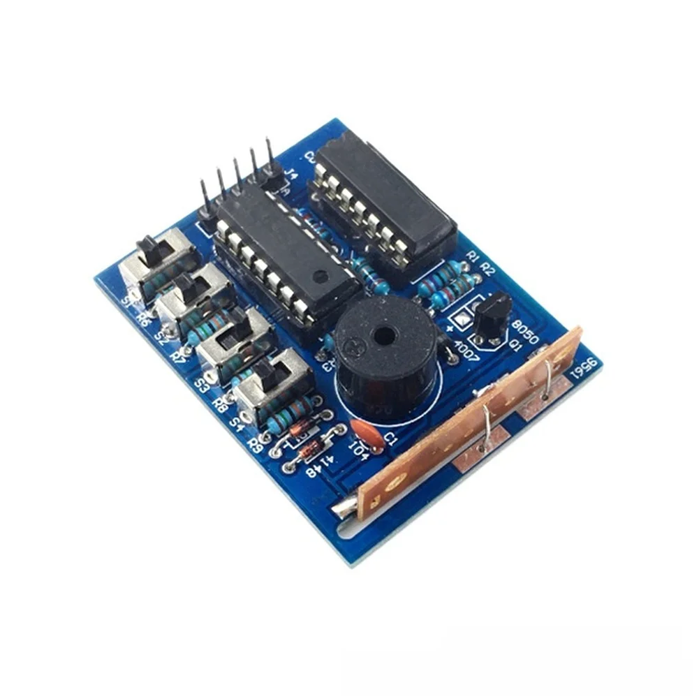 Electronic Module Customizable Sound Effects Blue 16 Sound Box Module Efficient Power Usage Neat Assembly Design