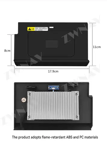 메르세데스-벤츠 C-클래스 2015-2020/GLC 2016-2021용 내장형 센터 콘솔 충전 패드 차량 스마트 업그레이드 모듈