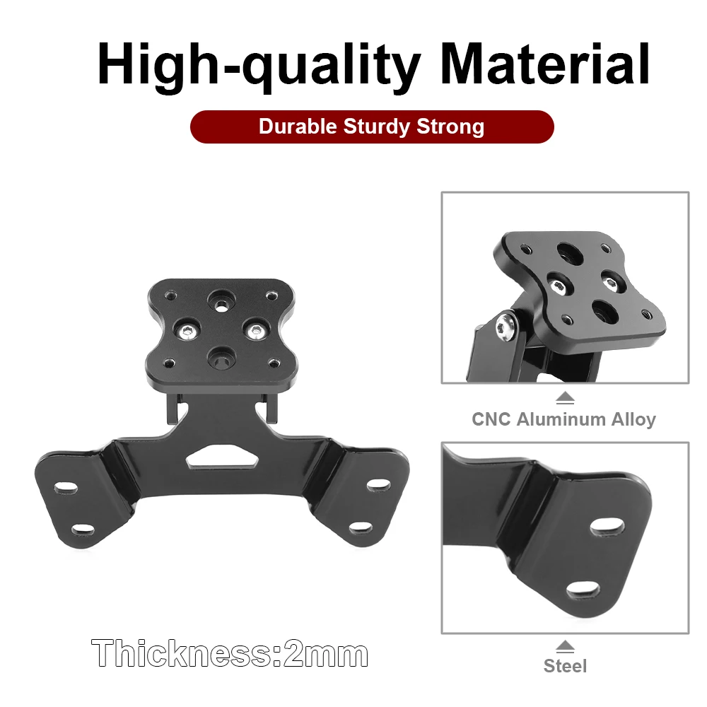 Motorcycle GPS Mount GPS Navigation Plate Bracket Fit For Ducati Multistrada V4 2021-2023 2024 Phone Stand Holder Frame Bracket