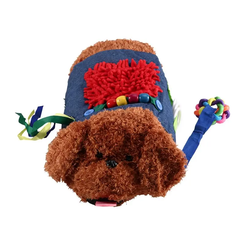 TFORU-Sensory Dog Blanket Fidget For Seniors For Elderly Dementia Patients Premium Activities Items Engaging Tools(Pup)