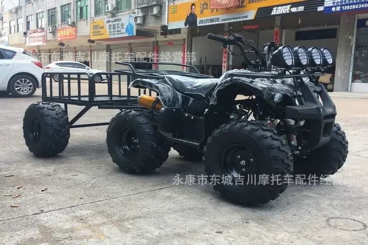 รถเกษตรที่ถอดออกได้ถังถัง All Terrain Farmer's จักรยานเครื่องนอน 125CCATV จักรยานชายหาด Farmer's Bike