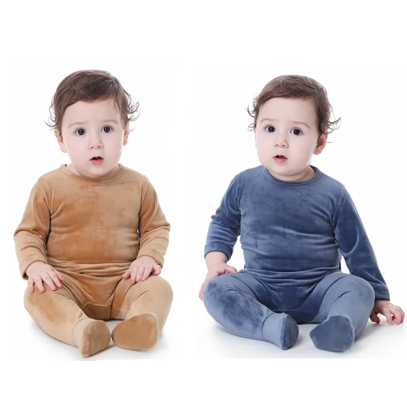 AP velour-Conjunto de vestido y pelele a juego para la familia, ropa de terciopelo informal para niños, bebés, adolescentes, niñas, Otoño e Invierno