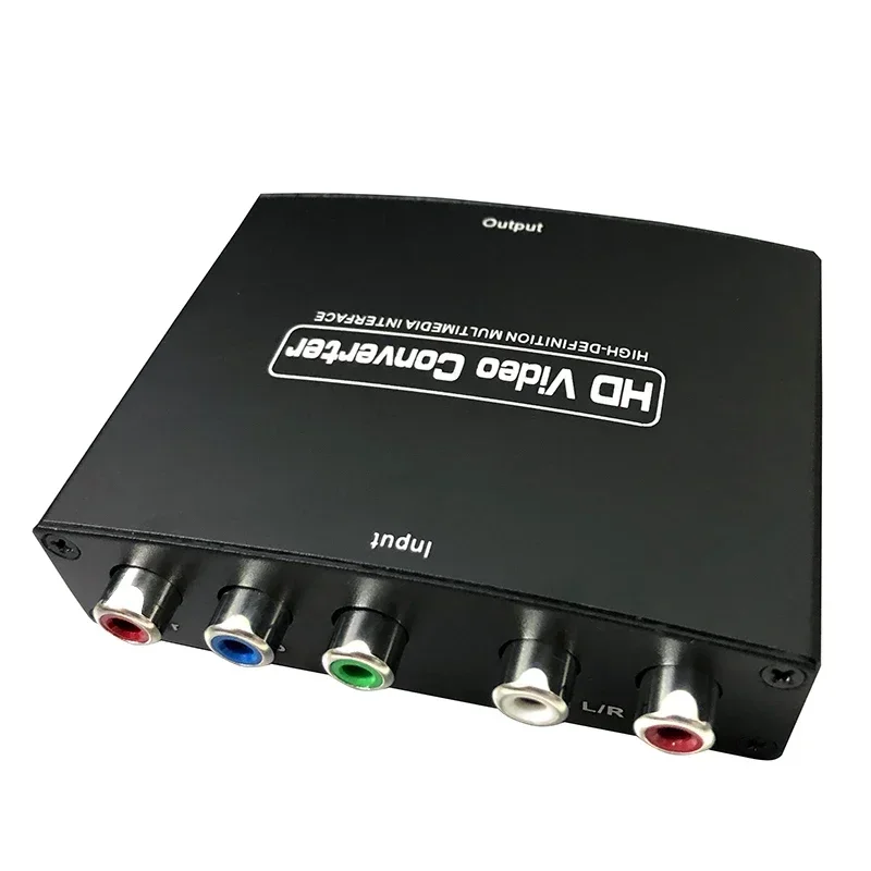 Ypbpr Naar Hdmi 1080P Audio Video Converter Display Adapter Met L/R Audio Connector Voor Ps2 Dvd Psp Xbox Laptop Pc Naar Tv Monitor