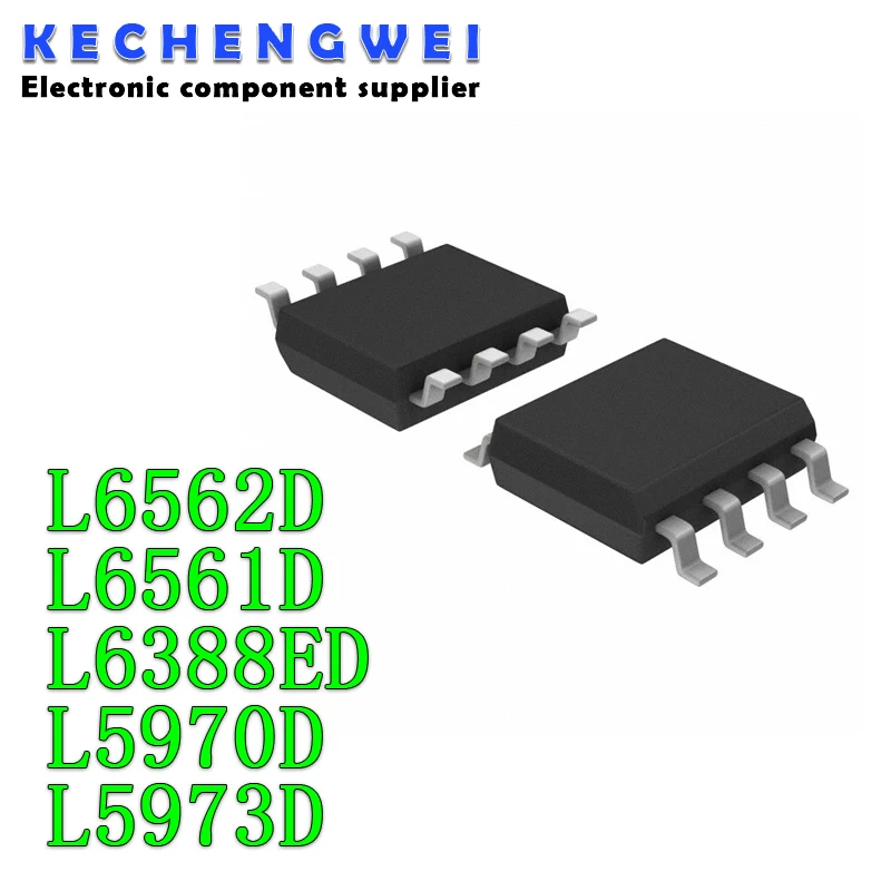 10PCS L6562D SOP8 L6562 SOP SMD L6562DTR SOP-8 L6561D L6561DTR L6561 L6388ED L6388D L6388 L6388D L5970D L5973D L5973 L5973