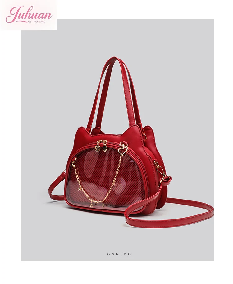 

Japanese Second-dimensional Girl Bag Cute Sister Cat Small Food Intake Pain Bag Bar Millet Single Shoulder Messenger Bags сукні