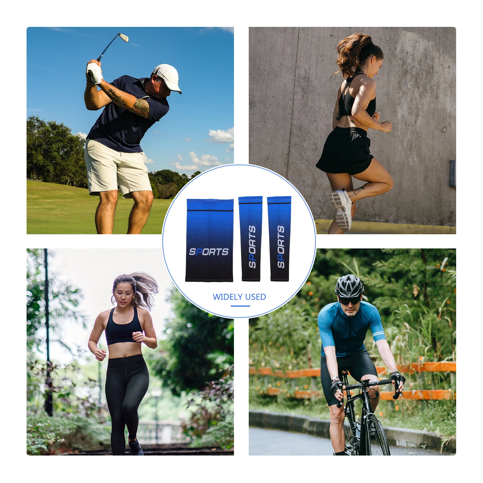 1 مجموعة قناع الوجه للحماية من الشمس أكمام الكوع من الحرير الجليدي الذراع الساعد الحرس التبريد تنفس في الهواء الطلق غطاء للأشعة فوق البنفسجية للرجال والنساء #4