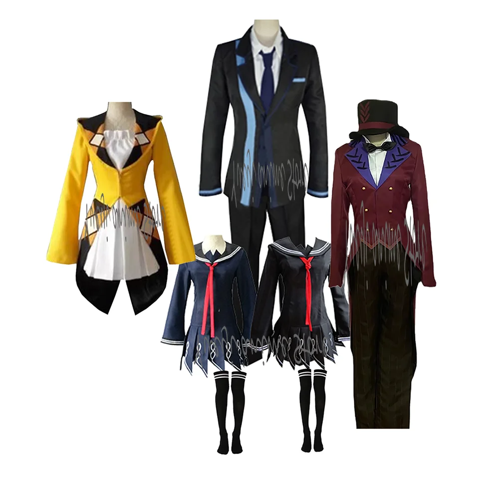 

Customized Anime Cosplay Costumes - Aihara Enju, Satomi Rentaro, Kisara Tendo & Kagetane Hiruko (Multiple Styles)