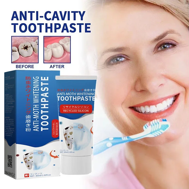 Teeth Whitening Toothpaste Clean Oral Hygiene Fresh Bad Breath Removal Plaque Sensitive Tooth Care Toothpaste Tool