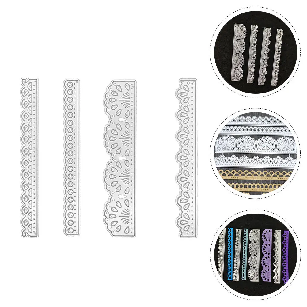 1Set Carbon Steel Scrapbooking Cutting Dies for DIY Paper Crafts Embossing Photo Album Decorative Lace Design Metal Die Cuts