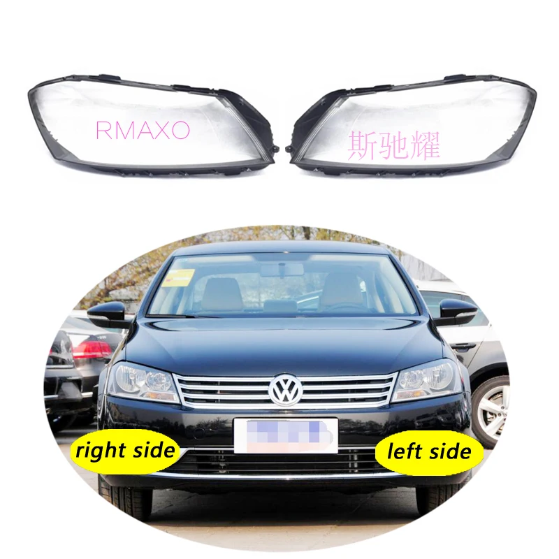 Use For Volkswagen Passat B7 2012-2016 Magotan Transparent Headlamp Cover Lamp Shade Front Headlight Shell Lampshade Lens shell