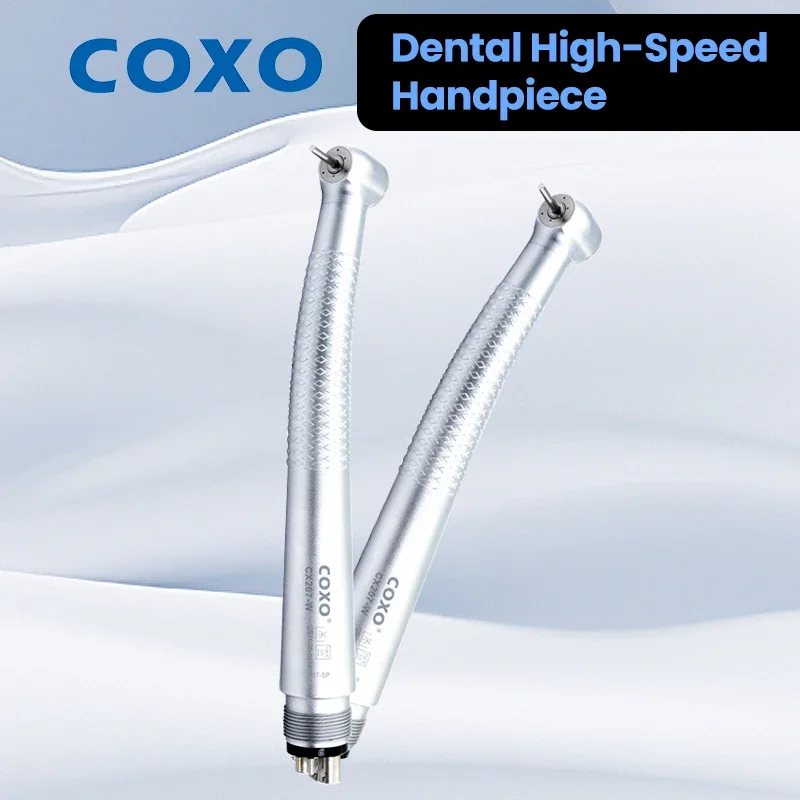 

COXO CX207-W Air-Powered Turbine Handpiece - High-Speed Rotary Instrument for Tooth Cleaning, Whitening and Care 3 way/air spray