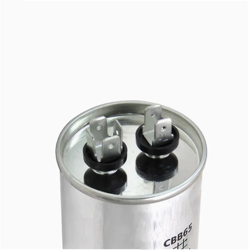 1PCS CBB65 Air conditioner compressor start capacitor450V 4+2Insert film 5UF15UF40UF50UF70UF90UF High-quality explosion-proof