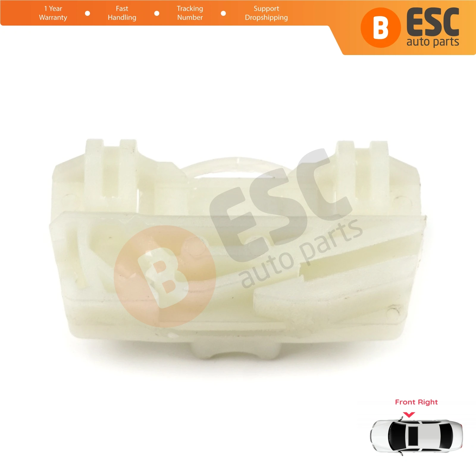 ESC Auto Parts EWR372 Window Regulator Clip Front Right  for Land Rover Freelander  VW Sharan, Seat Alhambra, Ford Galaxy